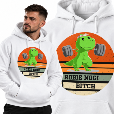 BLUZA Z KAPTUREM NA SIŁOWNIĘ  ROBIE NOGI